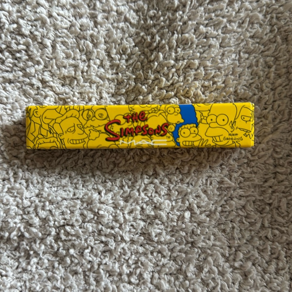 MAC The Simpsons Lipglass Lip gloss color: Nacho cheese explosion NWT
